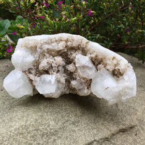 White Apophyllite Cluster - Sparkle Rock Pop