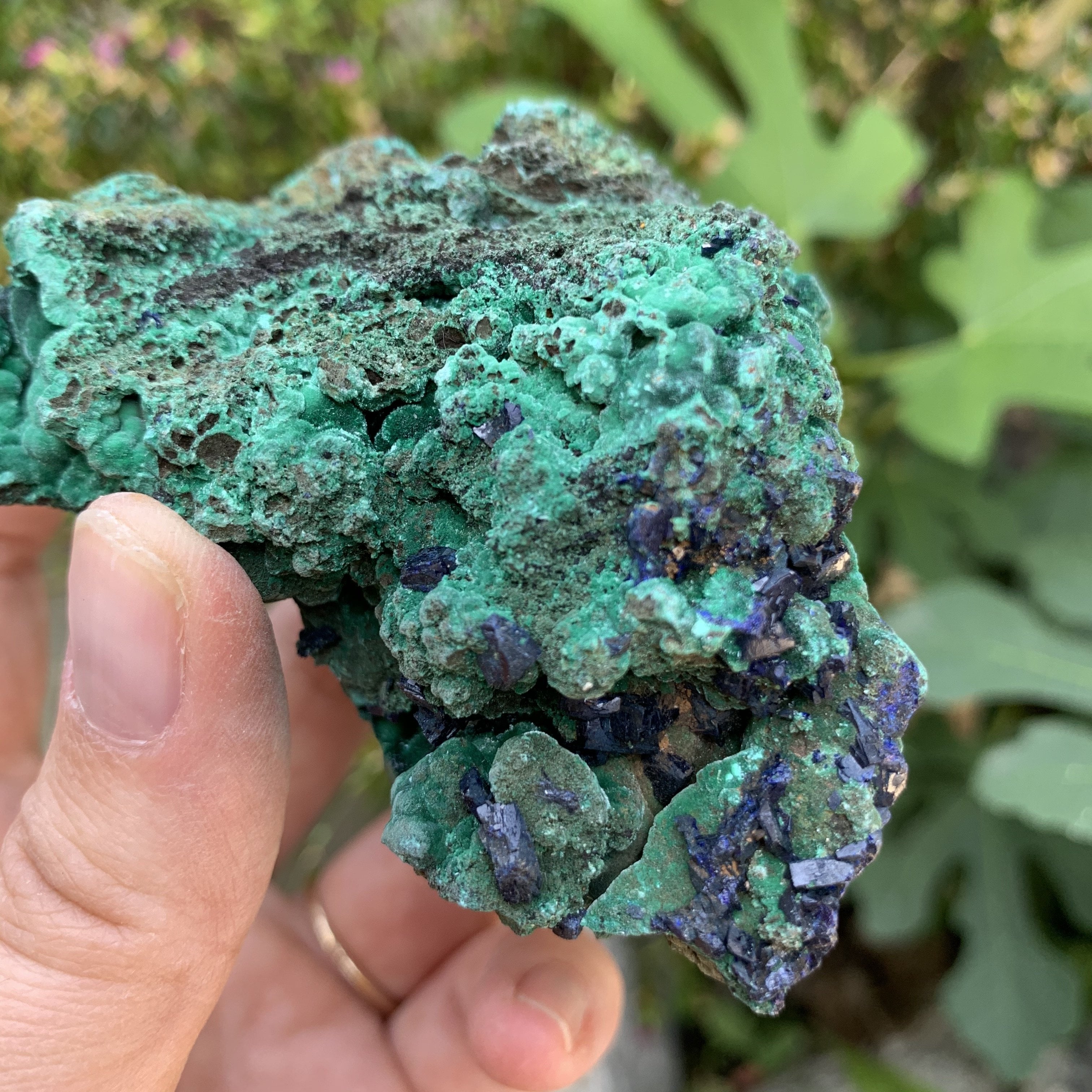 Azurite - Raw Stone - Sparkle Rock Pop