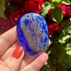 Lapis Palm Stone - Sparkle Rock Pop