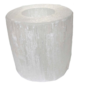 Selenite Tall Candleholder - Sparkle Rock Pop