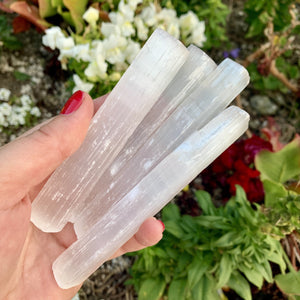 Selenite Mini Stick - Sparkle Rock Pop