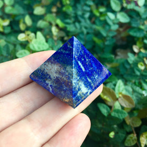 Lapis Lazuli Mini Pyramid - Sparkle Rock Pop