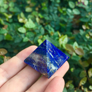Lapis Lazuli Mini Pyramid - Sparkle Rock Pop