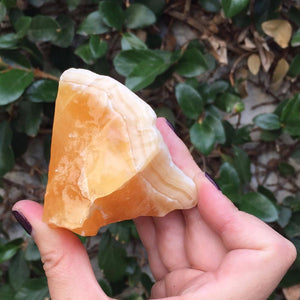 Orange Calcite - Sparkle Rock Pop