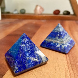 Lapis Lazuli Mini Pyramid - Sparkle Rock Pop