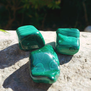 Malachite Tumble Stone - Sparkle Rock Pop