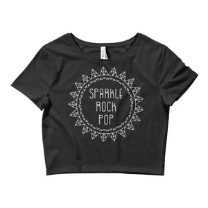 Sparkle Rock Pop Crop Tee - Sparkle Rock Pop