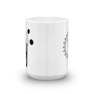 Crystals Work Mug (holds 15 oz) - Sparkle Rock Pop