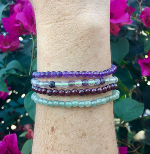 Rainbow Fluorite Bracelet - Sparkle Rock Pop