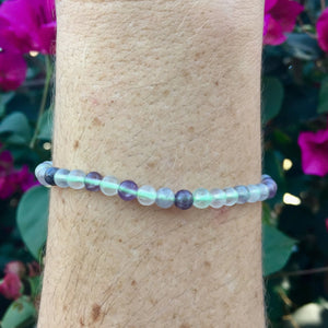 Rainbow Fluorite Bracelet - Sparkle Rock Pop