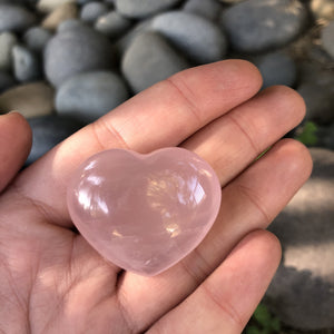 Rose Quartz Heart - Sparkle Rock Pop