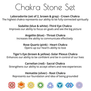 Chakra Gemstone Set - Sparkle Rock Pop