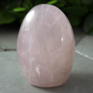Rose Quartz - Large Oval Polished Stone - Sparkle Rock Pop