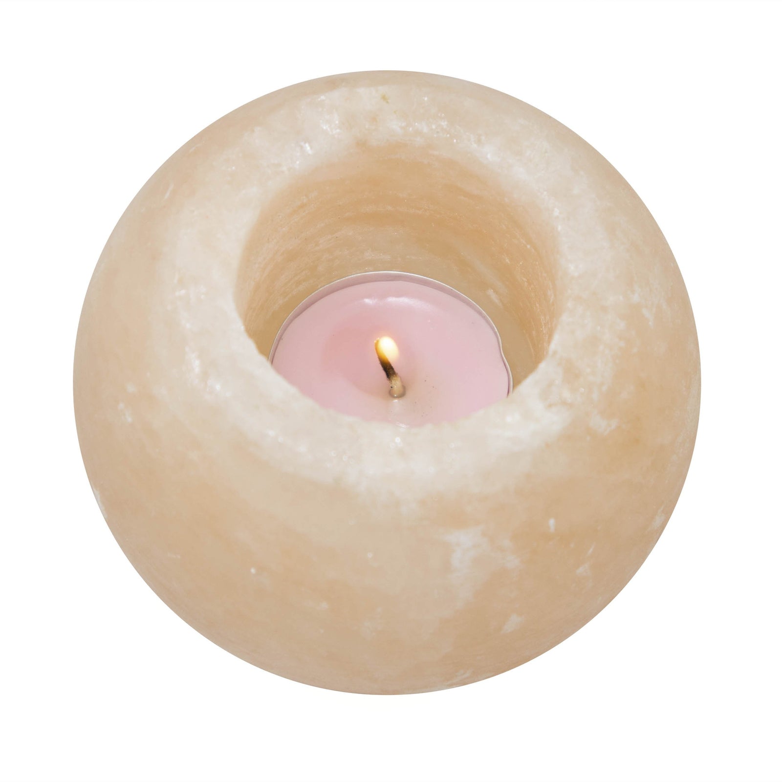 Himalayan Rock Salt Candle Holder - Sparkle Rock Pop